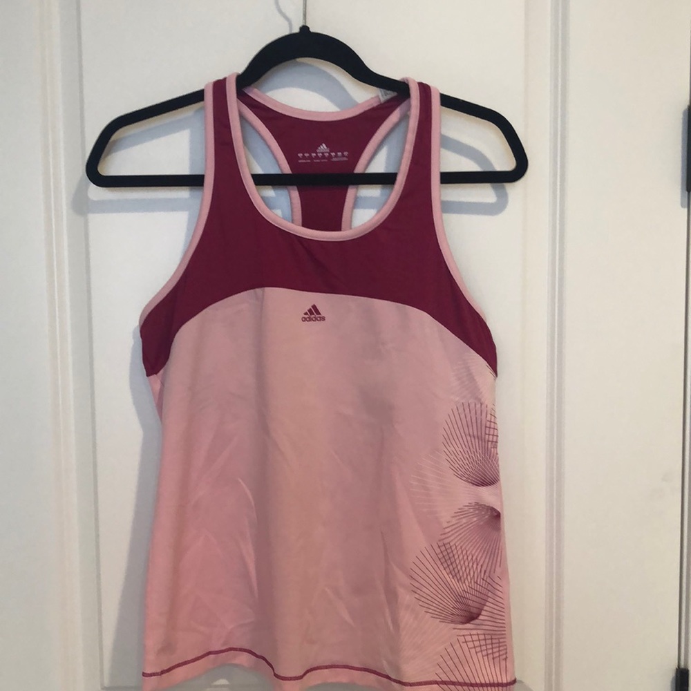 Adidas Built in bra exercise top size L